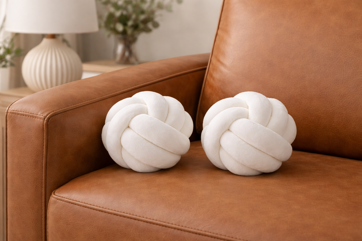 Soft Knot Ball Pillow
