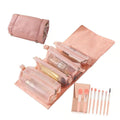 4-in-1 Hanging Travel Toiletry Bag – Roll-Up Makeup Organizer